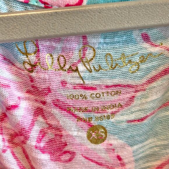 Lilly Pulitzer Arya Floral Cotton Tank - size XS - Picture 3 of 4